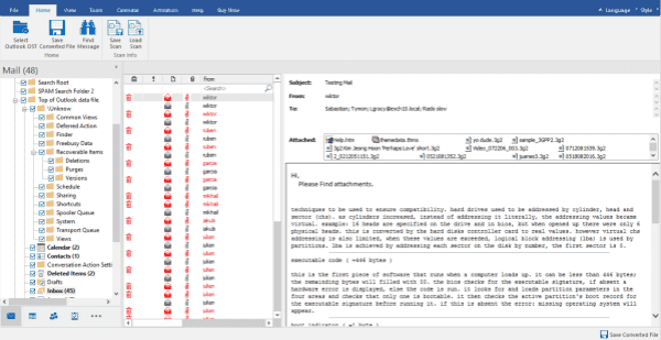 convertir ost en pst