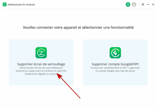 gestionnaire d appareils android déverrouiller