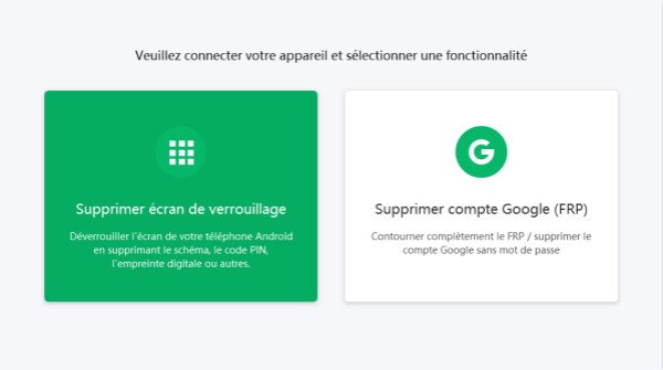 débloquer pin android