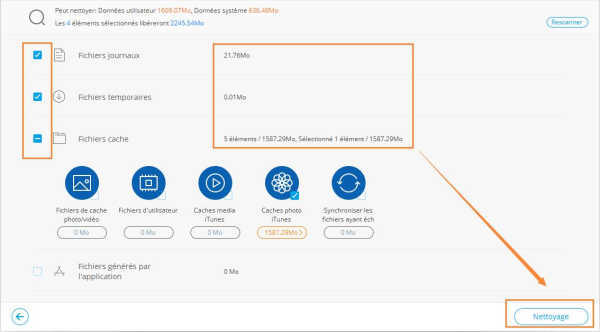 nettoyer son iphone des fichiers inutiles