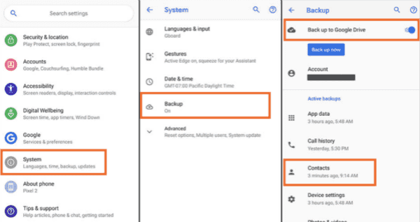 Où vos contacts sont-ils stockés sur Android