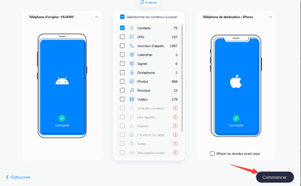 copier donnees iphone vers huawei copier donnees iphone vers huawei