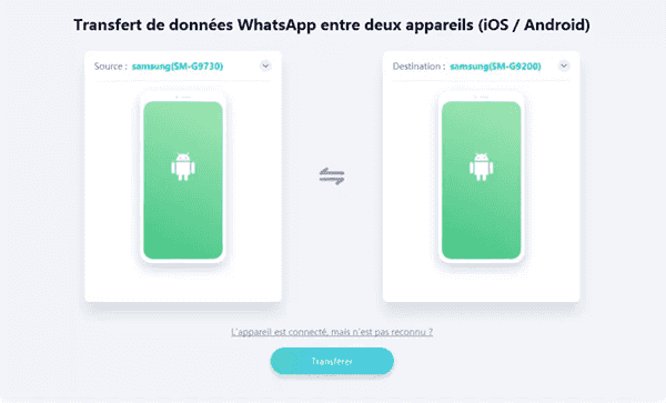 exporter whatsapp android vers android